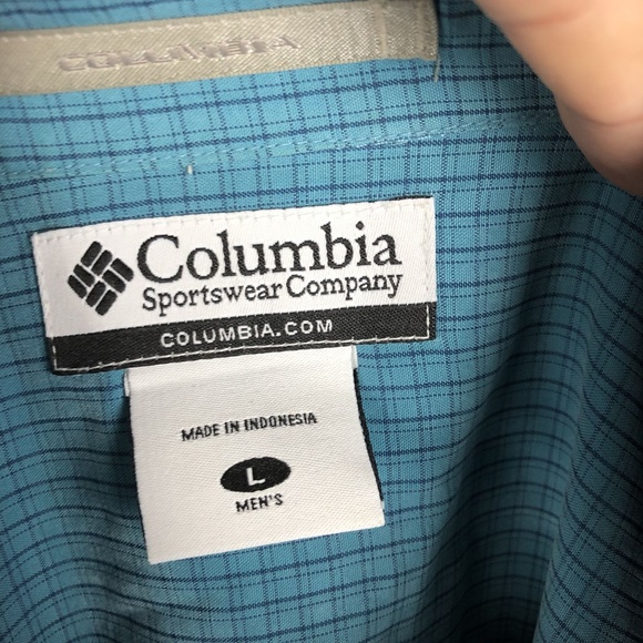 Columbia Sportswear Company Men’s Button Down Shirt Size L Blue - Picture 4 of 6